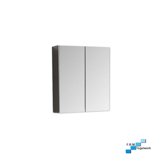 Spiegelkast Isabella mat grijs 60x70x16 - A-kwaliteit