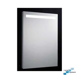Aluminium spiegel met TL verlichting 60cm met spiegelverwarming - hoogste kwaliteit