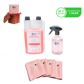 FRM startpakket Sanitair & Toverdoeken roze