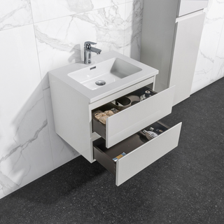 Badkamermeubel Isabella onderkast hoogglans wit 60x50x48 - A-kwaliteit