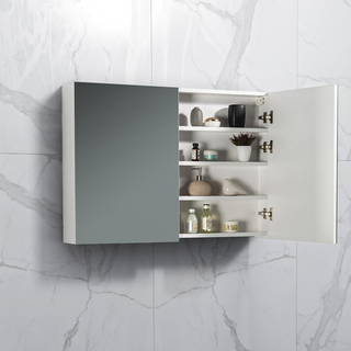Spiegelkast Isabella hoogglans wit 100x70x16 - A-kwaliteit