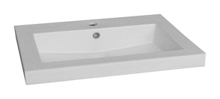 Actieset badmeubel PL greeploos 100 cm hoogglans wit incl. spiegel - hoogste kwaliteit