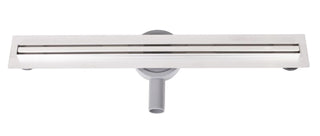 Edelstahl-Trend-Flex-Duschablauf mit Linse und drehbarem Siphon 90 cm