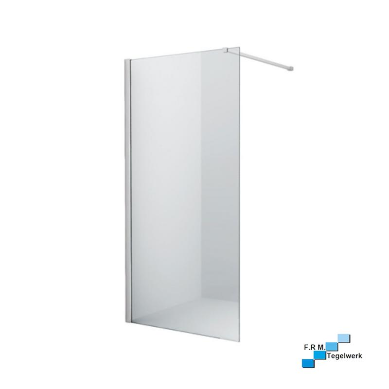Inloopdouche Guido glas chroom 100x200 cm - A-kwaliteit
