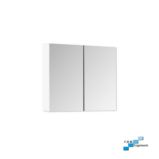Spiegelkast Isabella hoogglans wit 80x70x16 - A-kwaliteit