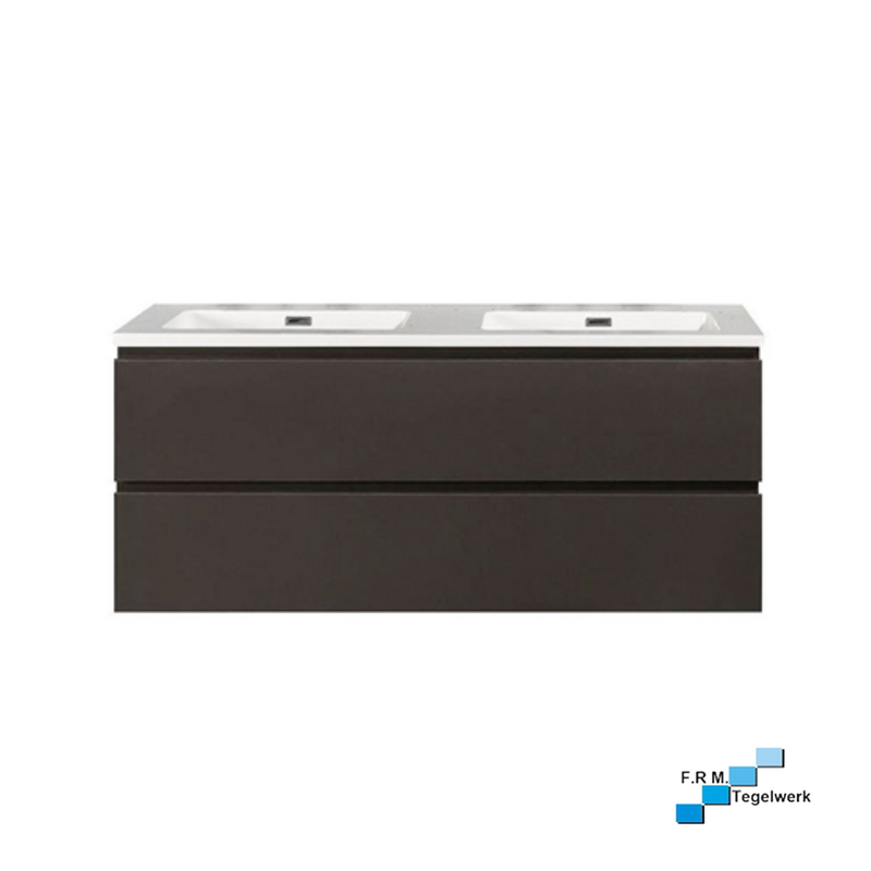 Badkamermeubel Isabella onderkast mat grijs 120x50x48 - A-kwaliteit