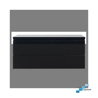 Toppaneel Isabella mat zwart 120cm - A-kwaliteit