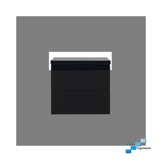 Toppaneel Isabella mat zwart 60cm - A-kwaliteit