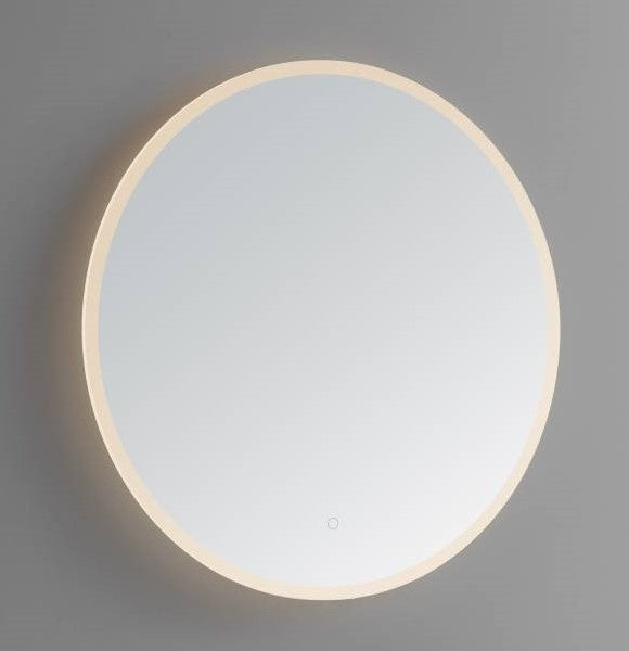 Ronde spiegel met led verlichting, in drie kleuren instelbaar en dimbaar 100cm met spiegelverwarming - hoogste kwaliteit