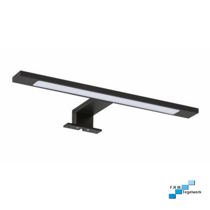 Spiegellamp aluminium LED 30cm mat zwart - hoogste kwaliteit