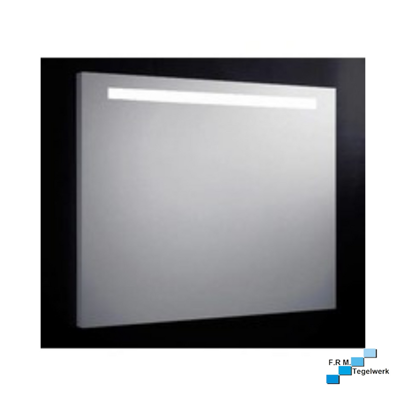 Aluminium spiegel met TL verlichting 100cm - hoogste kwaliteit
