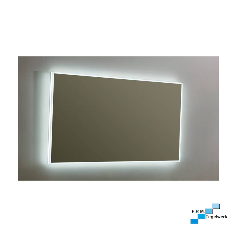 Aluminium spiegel infinity 120cm met spiegelverwarming - hoogste kwaliteit